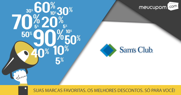 Cupom Sams Club | Descontos e Cashback - Maio 2026