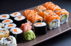 Cupom de desconto - 14% OFF em Sequência Livre de Sushi, Sashimi e Temaki