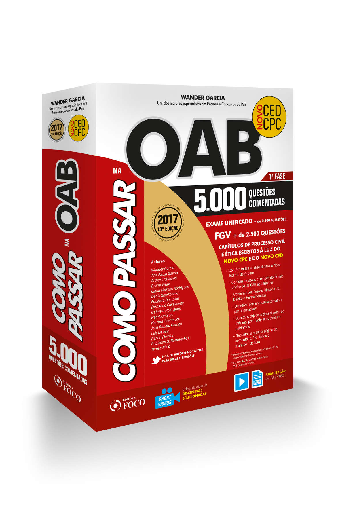 Cupom de desconto - 20% OFF em COMO PASSAR NA OAB - 1ª FASE - 5.000 Questões Comentadas
