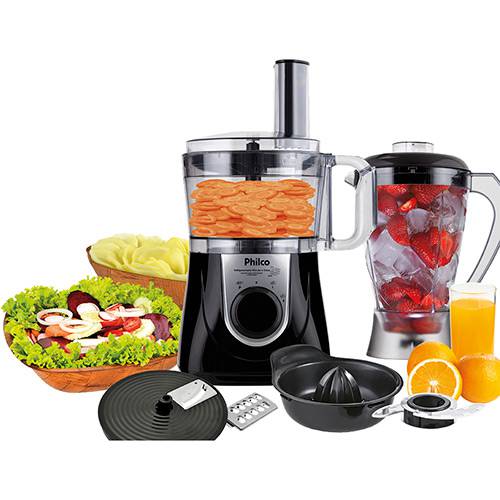 Cupom de desconto - 5% OFF em Processador All in One 1,2L + Liquidificador 1,5L + Espremedor de frutas Philco