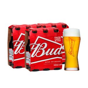 Cupom de desconto - Kit Budweiser: 3 Packs + 1 copo por R$ 68,22
