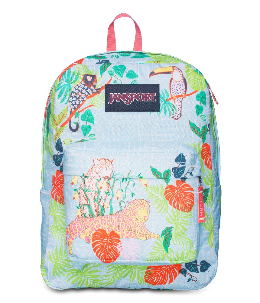 Cupom de desconto - Jansport + FARM: Mochila Floresta de Sonho Por R$279