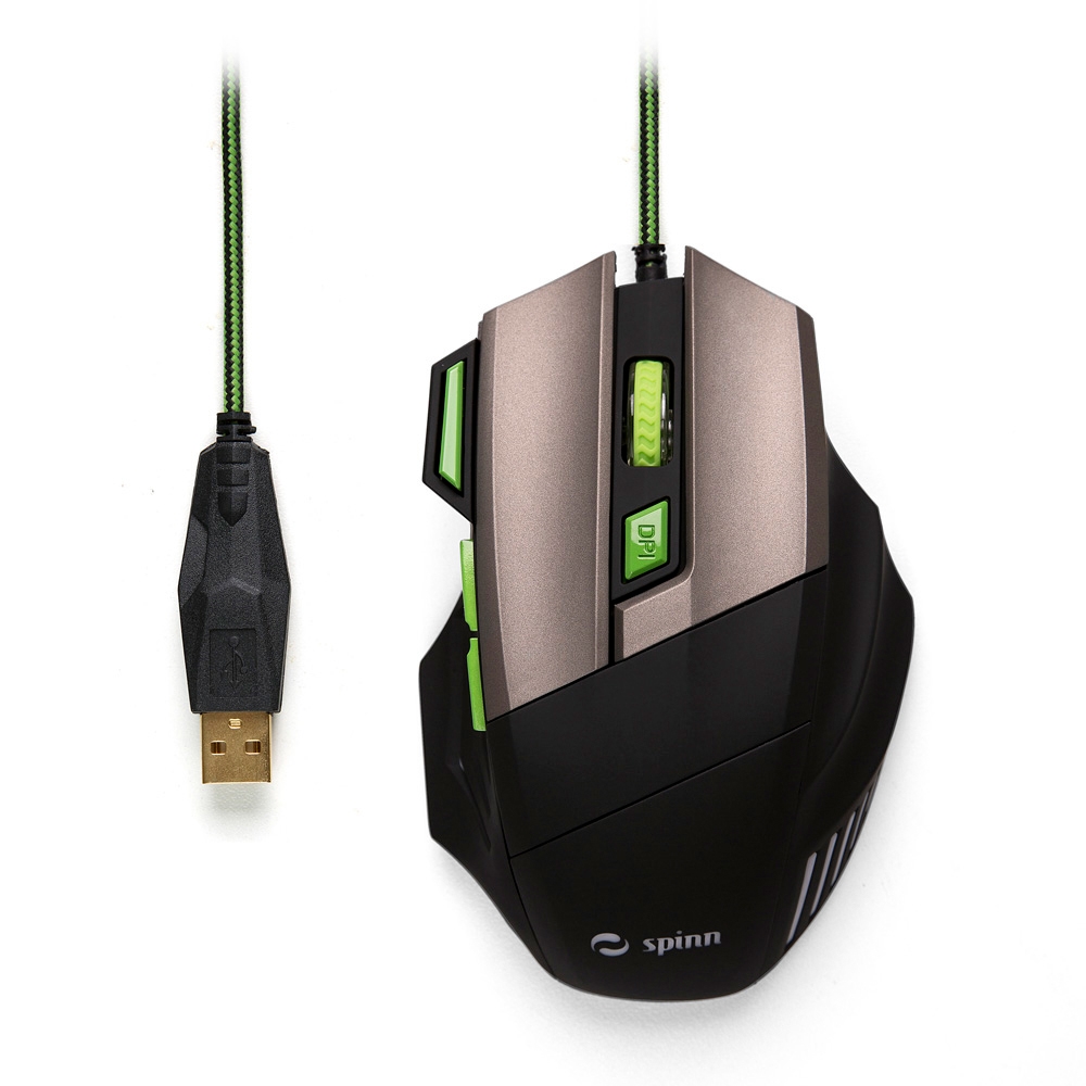 Cupom de desconto - 46% OFF em Mouse Gamer Spinn Army Line Sniper