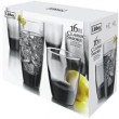 Cupom de desconto - 17% OFF em Jogo de Copos Vidro 16 Peças