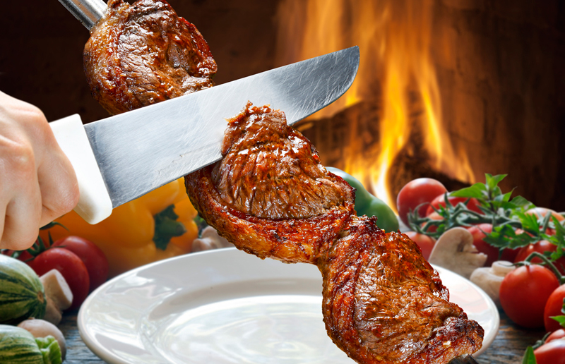 Cupom de desconto - 17% OFF em Rodízio de Carnes