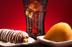 Cupom de desconto - 16% OFF em Coxinha, Fatia de Torta ou Bomba de Chocolate