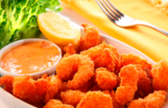 Cupom de desconto - 22% OFF em Porção de Camarão à Milanesa