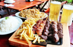 Cupom de desconto - 27% OFF em Tábua de Espetto Tradicional e 2 Canecas de Chope