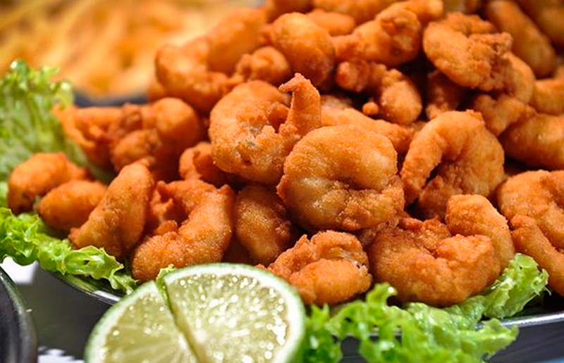 Cupom de desconto - 38% OFF em Porção de Camarão à Milanesa
