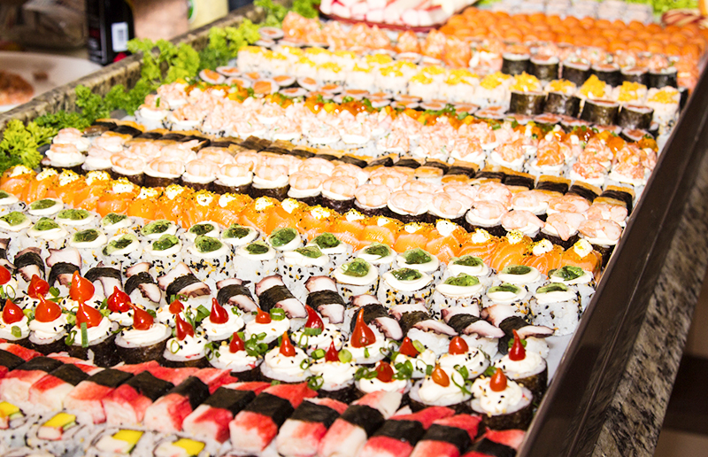 Cupom de desconto - 46% OFF em Buffet Japonês Livre no Jantar