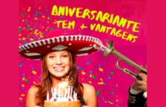 Cupom de desconto - 50% OFF em Aniversário no Guacamole para 11 Pessoas