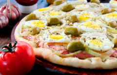 Cupom de desconto - 52% OFF em Pizza Salgada Família + Pizza Doce Pequena