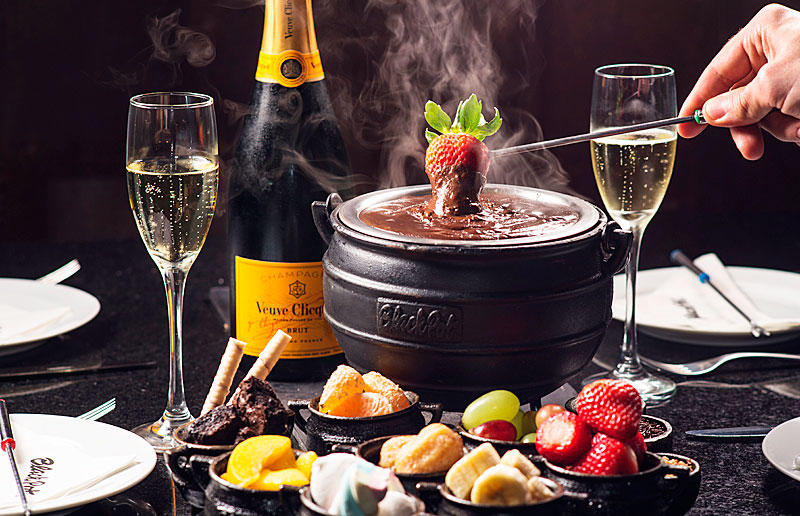 Cupom de desconto - 65% OFF em Fondue de Queijo e Chocolate