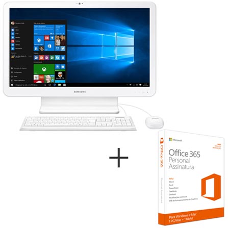 Cupom de desconto - 33% OFF à Vista em All In One Samsung + Microsoft Office 365 Personal